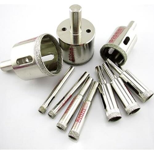 Diamond Coated Hss Drill Joint Tile Marble Glass Hole Saw Drilling Dits for Power Tools 6mm-50mm