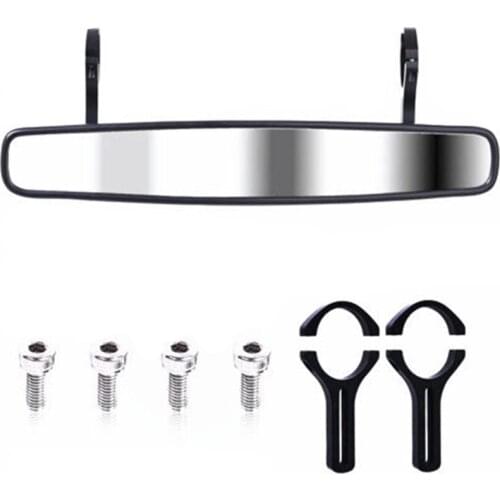 Universal UTV Rear View Race Mirror with 1.75" 2" Clamp For Arctic Cat Can-Am Polaris RZR 900 Bad Boy MTV Machines