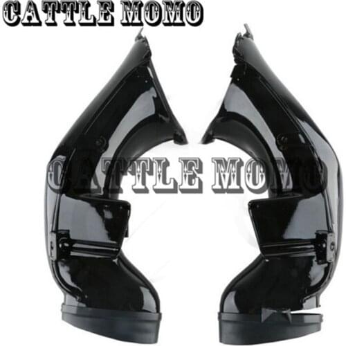 A Pair Black Ram Air Intake Tube Duct Pipe For YAMAHA YZF R1 2004-2006 2005 Motorbike Ram Air Pipe Accessories