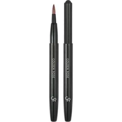 Retractable Lip Brush foundation brush flat top gloss brushes Fan contour powder highlighter makeup Professional Cosmetic