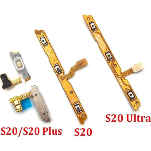 5PCS Replacement Parts For Samsung Galaxy S20 / S20 Plus / S20 Ultra Power Swith On Off Volume Side Key Button Flex Cable