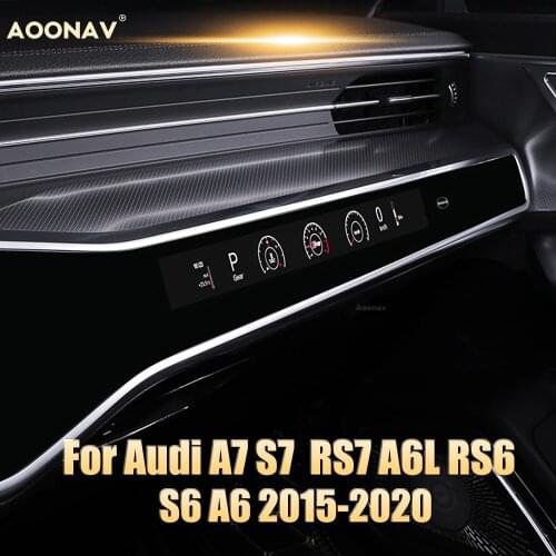 Android LCD Car Instrument Dashboard Display For Audi A7 S7 RS7 A6L RS6 S6 A6 2015-2020 copilot display Multimedia