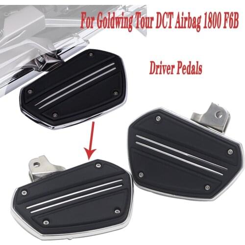 1 Sets Of Motorcycle Accessories Driver Pedals For Honda Goldwing Tour DCT Airbag 1800 F6B GL1800 2018 2019 2020 2021