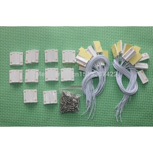 20pair MC-38 Wired Door Window Sensor Magnetic Switch Home Alarm System free shipping