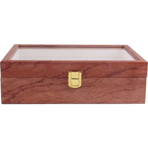 3+1 Retro Wooden Watch Display Case Durable Packaging Holder Jewelry Collection Storage Watch Organizer Box Casket