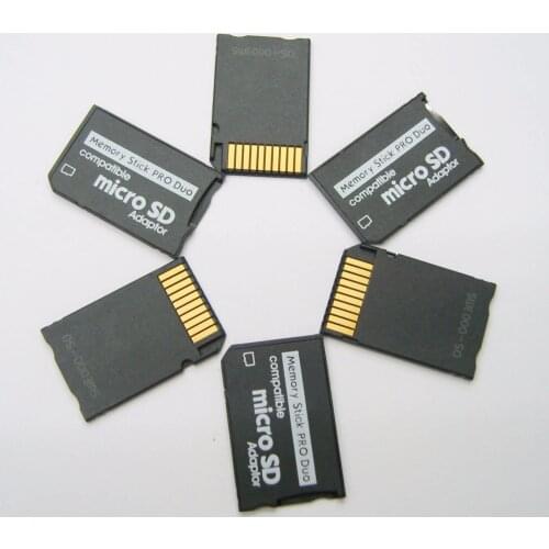 30pcs memory card adapter Micro SD to Memory Stick Pro Duo Adapter For PSP Sopport Class10 micro SD
