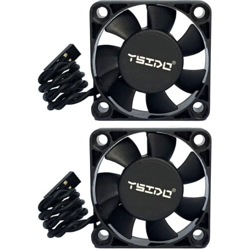 2 Pcs YSIDO Car Model Accessories 4010 Brushless Motor Cooling Fan 8.4V 16000RPM Aluminum Fan With Cooling Motor