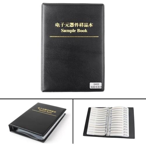 Areyourshop 0402 SMD Resistor 1% 170values 8500pcs + Capacitor 80values 4000pcs Sample Book