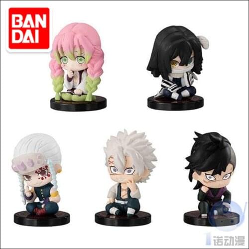 Bandai 54741 Gashapon Demon Slayer: Kimetsu No Yaiba Sitting Doll Series 3 Anime Toys Decoration