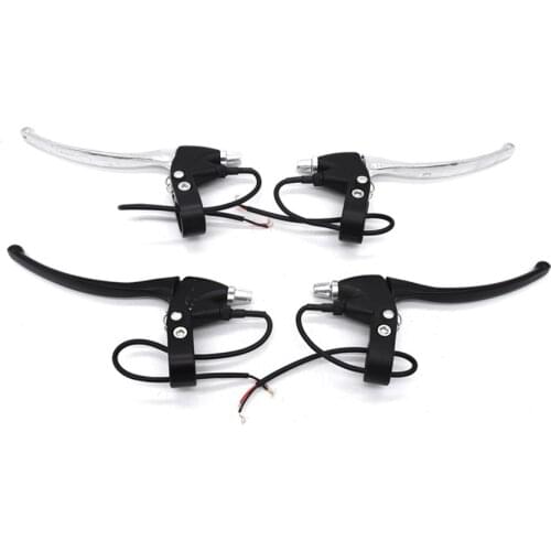 Electric Bicycle Brake Lever Universal Rainproof Ebike Handle Brake Aluminum Alloy Electric Bike Scooter Motorcycle Brake Handle