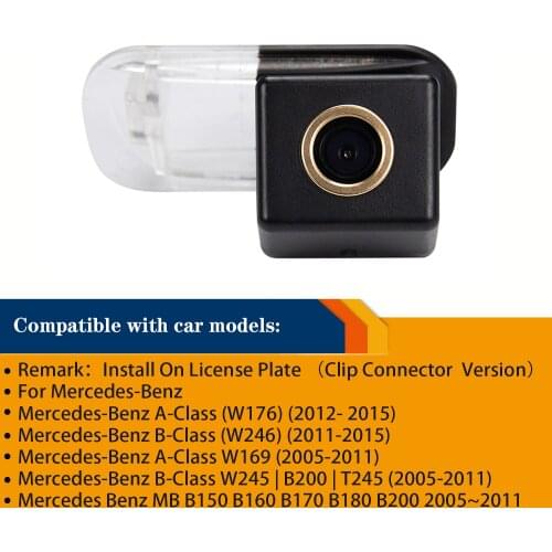 HD 720p Rear View Parking Camera for Mercedes Benz B Class B160 B170 B180 B200 W242 W245 W246 2005~2011 Reversing backup camera