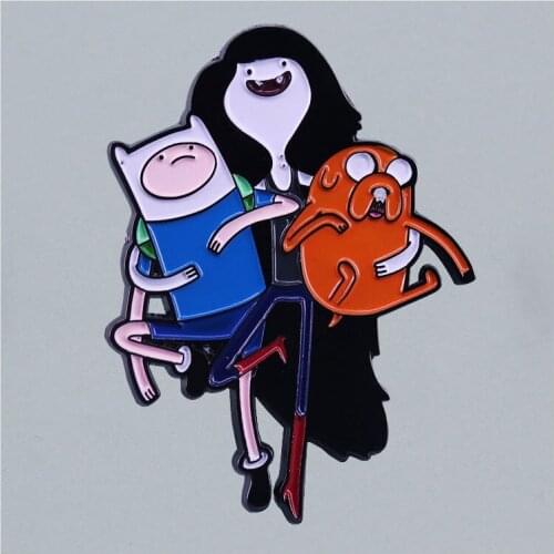 Cute Cartoon Comic Brooch Interesting Metal Enamel Badge Denim Jacket Backpack Pin Decoration Given Friends And Fans Gifts