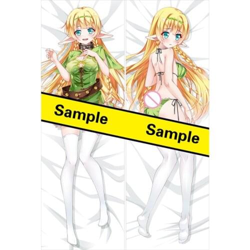MMF Original How Not to Summon a Demon Lord anime sexy elf Shera L Greenwood Dakimakura pillow cover body Pillowcase