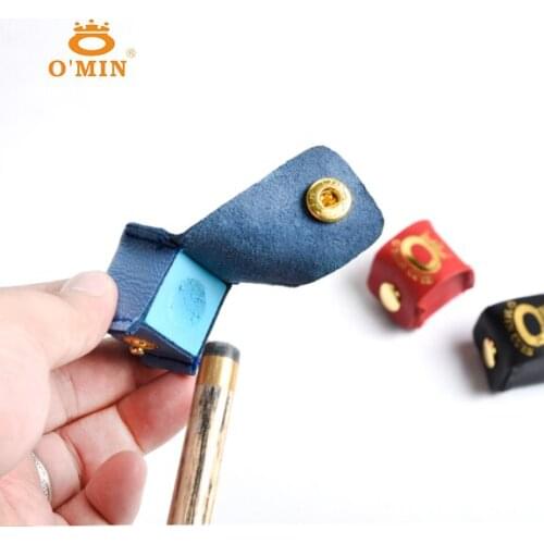 O'MIN Pool Cue Snooker Chalk Holder Durable Carrying Holder Magnetic Easy Convenience Comfortable Billiard Accessories