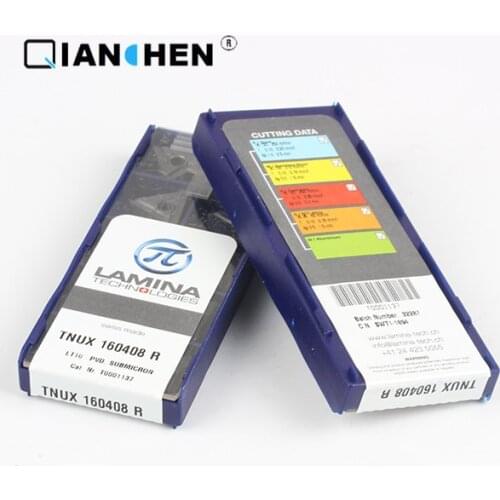 Genuine original high quality high-performance LAMINA TNUX 160408 R LT1000 (10pcs/lot) tungsten Carbide Cutting tools inserts