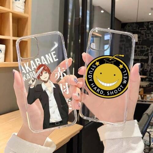 Karma akabane assasination classroom Phone Case Transparent soft For iphone 5 5s 5c se 6 6s 7 8 11 12 plus mini x xs xr pro max
