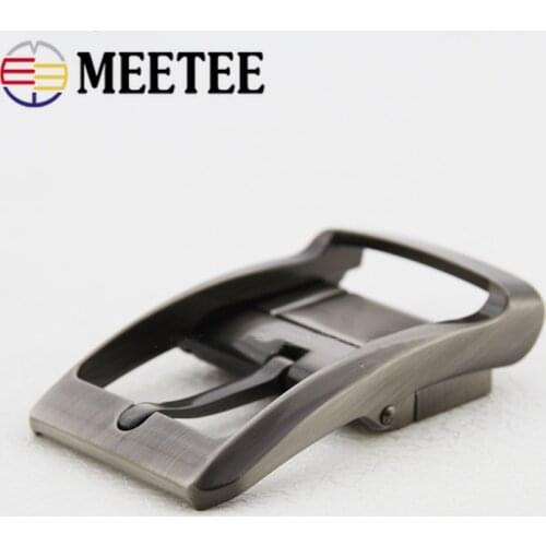 Meetee 35mm Rotary Tail Clip Pin Buckle Belt Buckle Metal Fashion Mens Jeans Accessories DIY Leather Craft Hardware