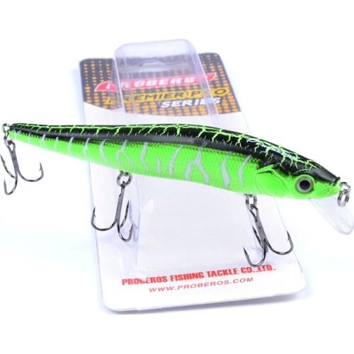 Minnow Fishing Lures Wobbler Crankbaits ABS Artificial Hard Baits For Bass Fishing Tackle With Hooks 3D Printing Pesca