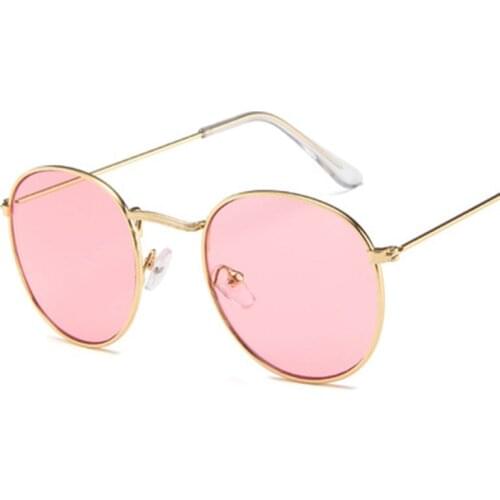 Sunglasses Women Sexy Retro Small Classic Polarized Round Driving Sunglasses Women Sun Glasses Alloy Mirror Round Frame Female