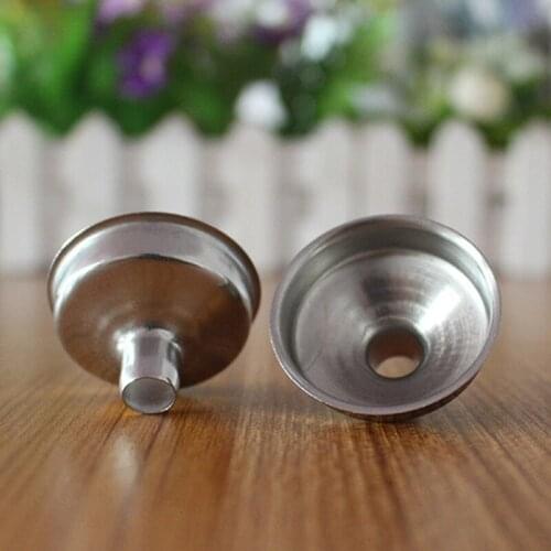 1pcs/5pcs Stainless Steel Funnel Kitchen Oil Liquid Funnel Metal Funnel with Detachable Filter Wide Mouth Funnel for Kitchen