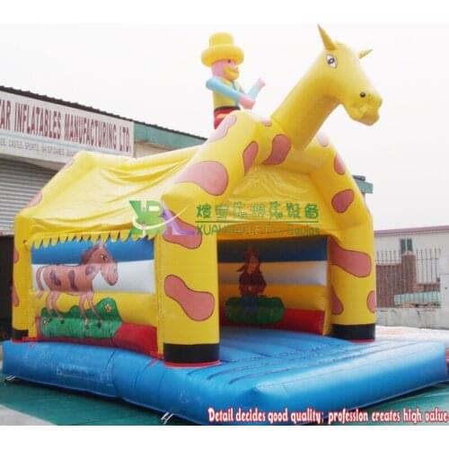 Amusement Park Inflatable Castle Horse Animal Bouncer