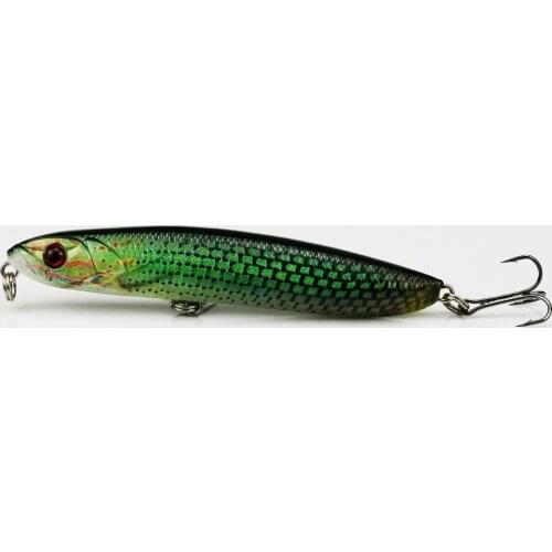 1 PCS Minnow Fishing Lures Bionic Hard Bait 3D Eyes Wobbler Floating Bass Trolling Artificial lure Hooks Fishing Tackle