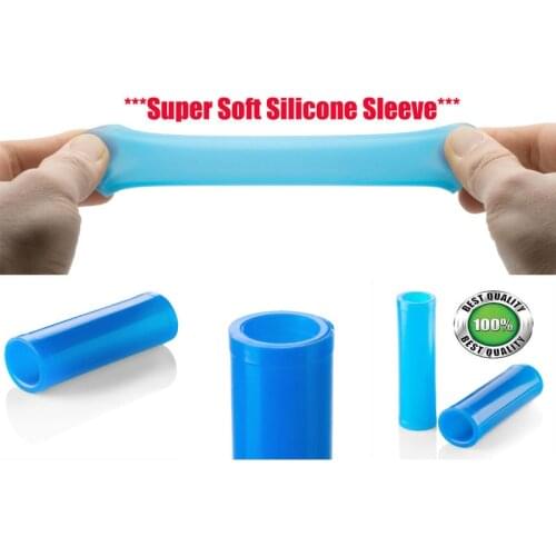 2 Silicone Sleeves for Penis Enlargement Extender Stretcher Pump Hanger Enlarger Penis sleeve For phallosan condom