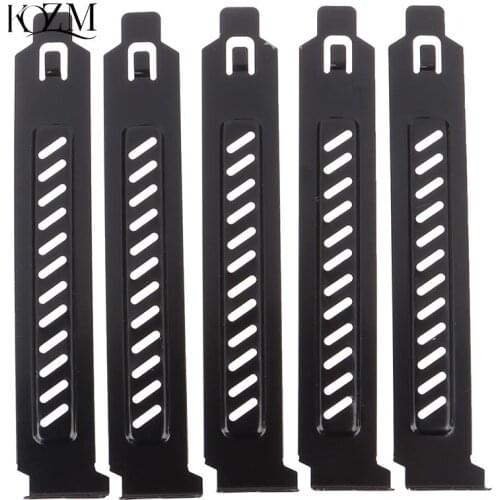 5pcs PCI Slot Cover / PCI Slot Dust Cover Filter Blanking Board Cooling Fan Dust Filter Ventilation PC ATX Computer Case