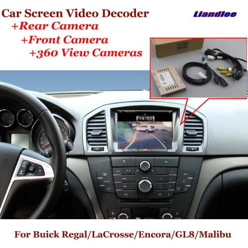 Car DVR Reverse Image Decoder Rear View 360 HD Camera For Buick Regal/LaCrosse/Encore/GL8/Malibu Origianl Screen Video Upgrade