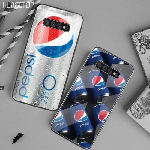 HUAGETOP Sports cola drink Customer Phone Case Tempered Glass For Samsung S20 Plus S7 S8 S9 S10 Plus Note 8 9 10 Plus