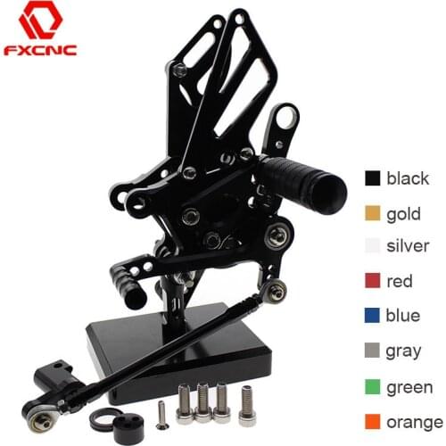 CNC GP Shifter Rearset Footpeg For Aprilia RSV4 RSV4RF RSV 1000R Factory 2009-2016 Adjustable Motorcycle Footrest Rear Set