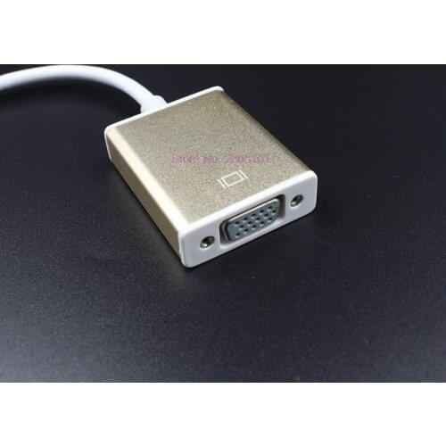 Dhl or fedex 100pcs USB 3.1 Type C USB-C to Female VGA Adapter Cable for Macbook 12 inch Pixel Lumia 950XL