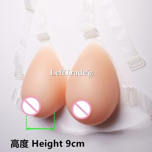F cup 1800g false breasts drag queen cosplay realistic silicone boobs transgender soft touch