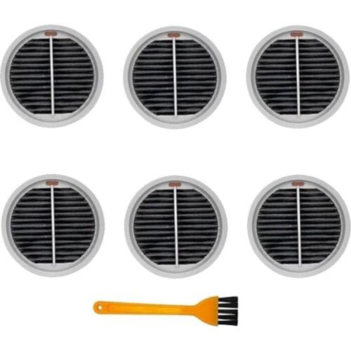 6Pcs Hepa Filter for Xiaomi Roidmi NEX X20 F8 Pro Handheld Cordless Vacuum Cleaner Parts