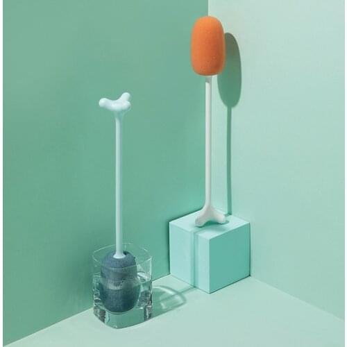 Nordic PP Sponge Long Handle Cleaning Brush Kitchen Accessories For Washing Cleaning Wine Glass Cup Feeding Bottle Mugs Vase