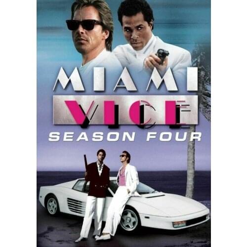 Miami Vice Tv Show Art Film Print Silk Poster Home Wall Decor 24x36inch