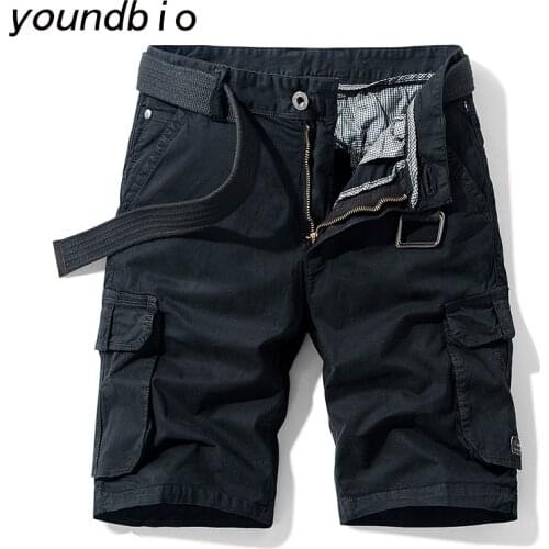 Summer Men Cargo Shorts Casual Cotton Shorts Male Jogger Shorts Mens Brand Clothing Male Loose Work Shorts Man Military Shorts