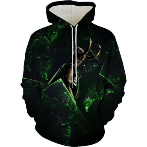 2021 TV Loki 3D Hoodie Funny Loptr 3D Printed Hoodie Casual Pullover Hoodie Unisex Hoodie