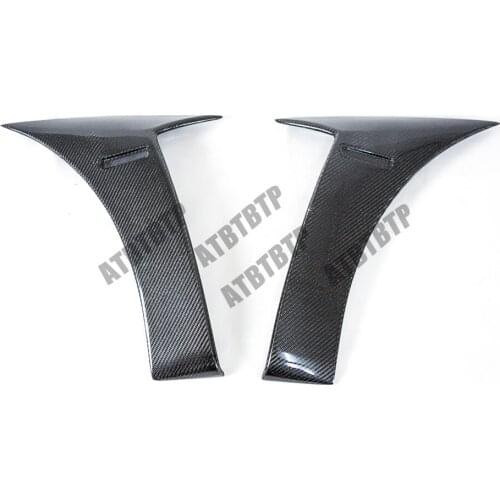 Carbon Fiber Car Side Air Trim Vents Cover Fender Car Styling Fit For Benz w205
