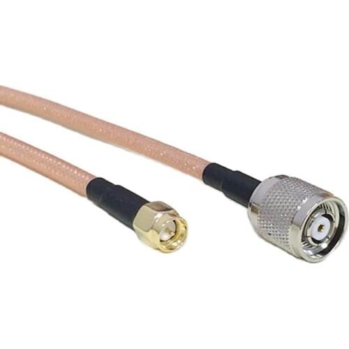 WIFI cable SMA Male Switch RP-TNC Male Plug female pin RG142 pigtail Adapter 50CM/100CM low loss wholesale