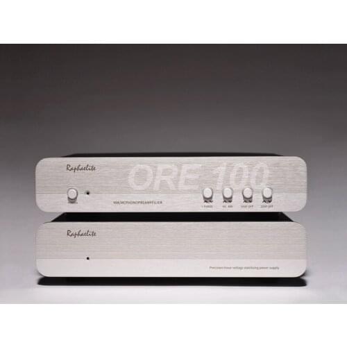 Raphaelite ORE100 transistor MC/MM attenuation phono amplifier, linear power package optional MC/MM simultaneous input