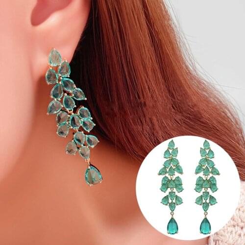 Europe America Luxury Drop Earrings 2021 New Trend Vintage Exaggeration Jewelry For Women Wedding Cocktail Party Birthday Gifts