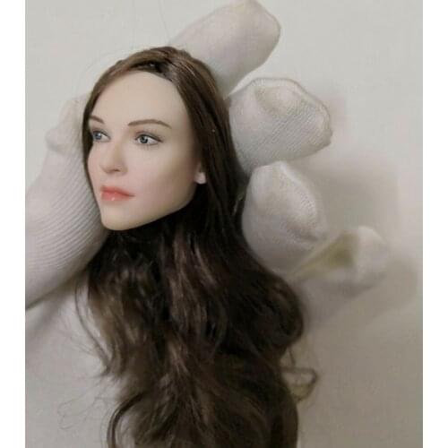 In Stock 1/6 Scale Ellen Page Female Women Head Sculpt Carved Accessory Model For 12 inches Phicen Figure Action Body