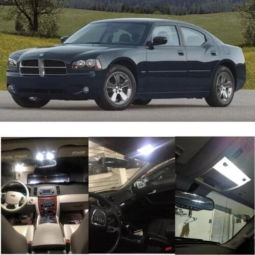 Interior Led lights For 2010 Dodge Avenger Challenger Charger Dakota Grand Caravan Journey Nitro Caliber Viper Ram