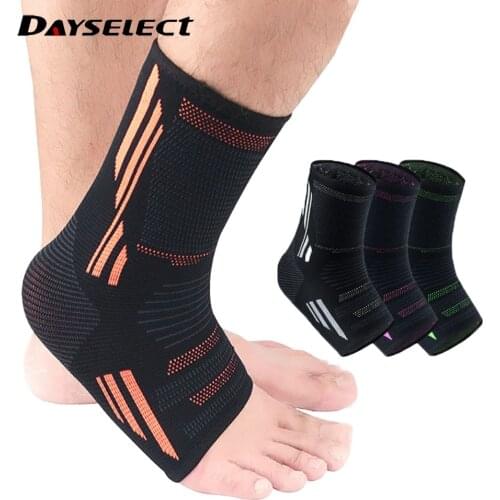 1 Pcs Ankle Brace Compression Nylon Strap Belt Fitness Sports Ankle Brace Gym Elastic Ankle Support For Cycling Basketball