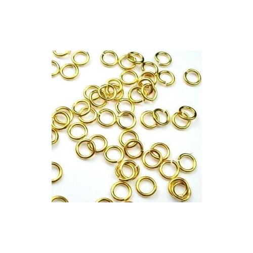 1000pcs 12mm inner Dia. Open Jump Ring Nickel / Gold Plated O Rings for bags