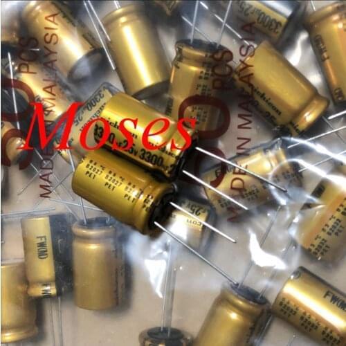 25v 3300uf +/- 20% Capacitance 100% Japan Original New FW Audio Capacitors Electrolytic Capacitor Radial 16x25mm