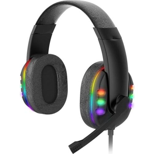 AK47 Headphone bluetooth5.0 Bass LED headset stereo cat ear earbuds Foldable 3,5mm AUX for phone MP4 for video game