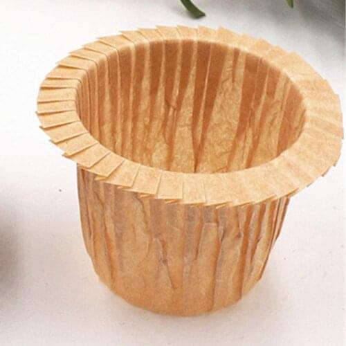 Cupcake Wrappers Cup Cake Wrappers 100PCS Decorative Muffin Paper Cupcake Holder Cupcake Liners Oilproof Non-Stick Wrappers Cup