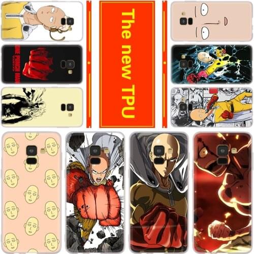Luxury For Samsung Case A72 A71 A70 A52 A51 A50S A50 A42 A32 A21S A20S A20 A30 A12 5G A8 A7 A6 Plus Cover One Punch Man